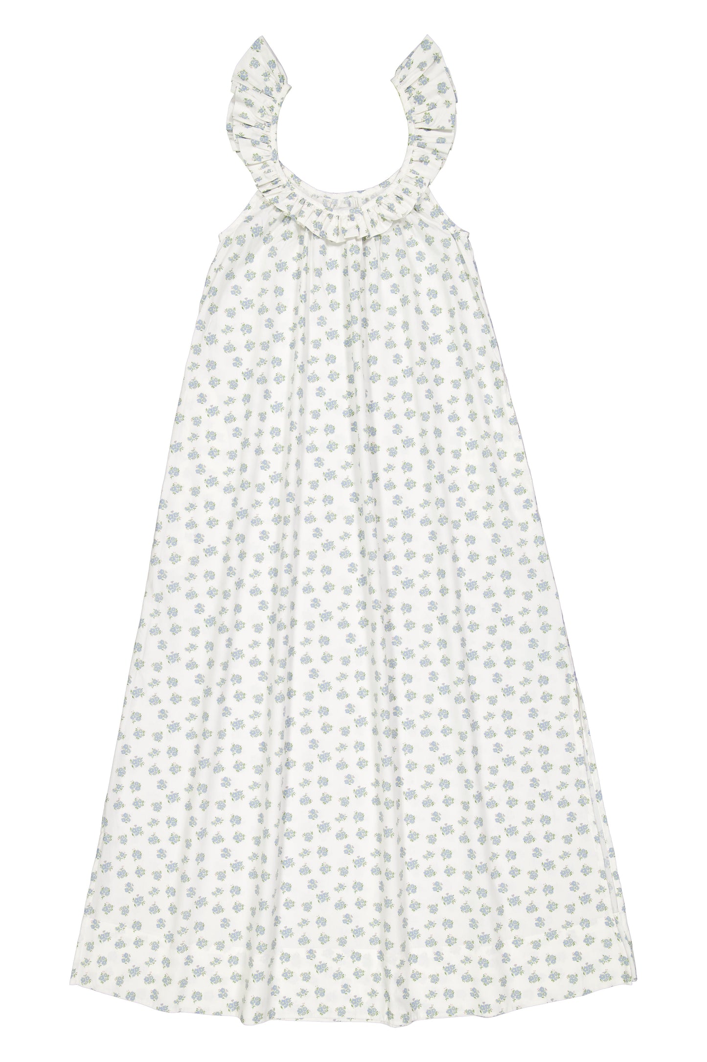 Margot Nightie - Cotton Modal - Meadow Blue