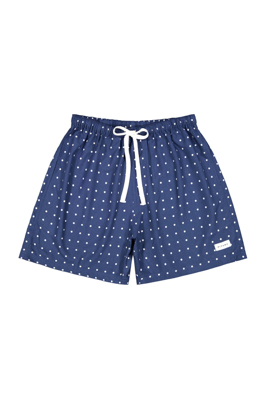 Mens Boxers - ECOVERO™ - Indigo Dot