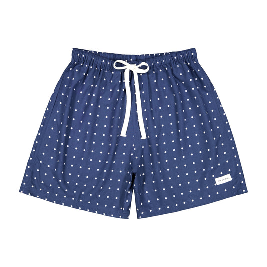 Mens Boxers - ECOVERO™ - Indigo Dot