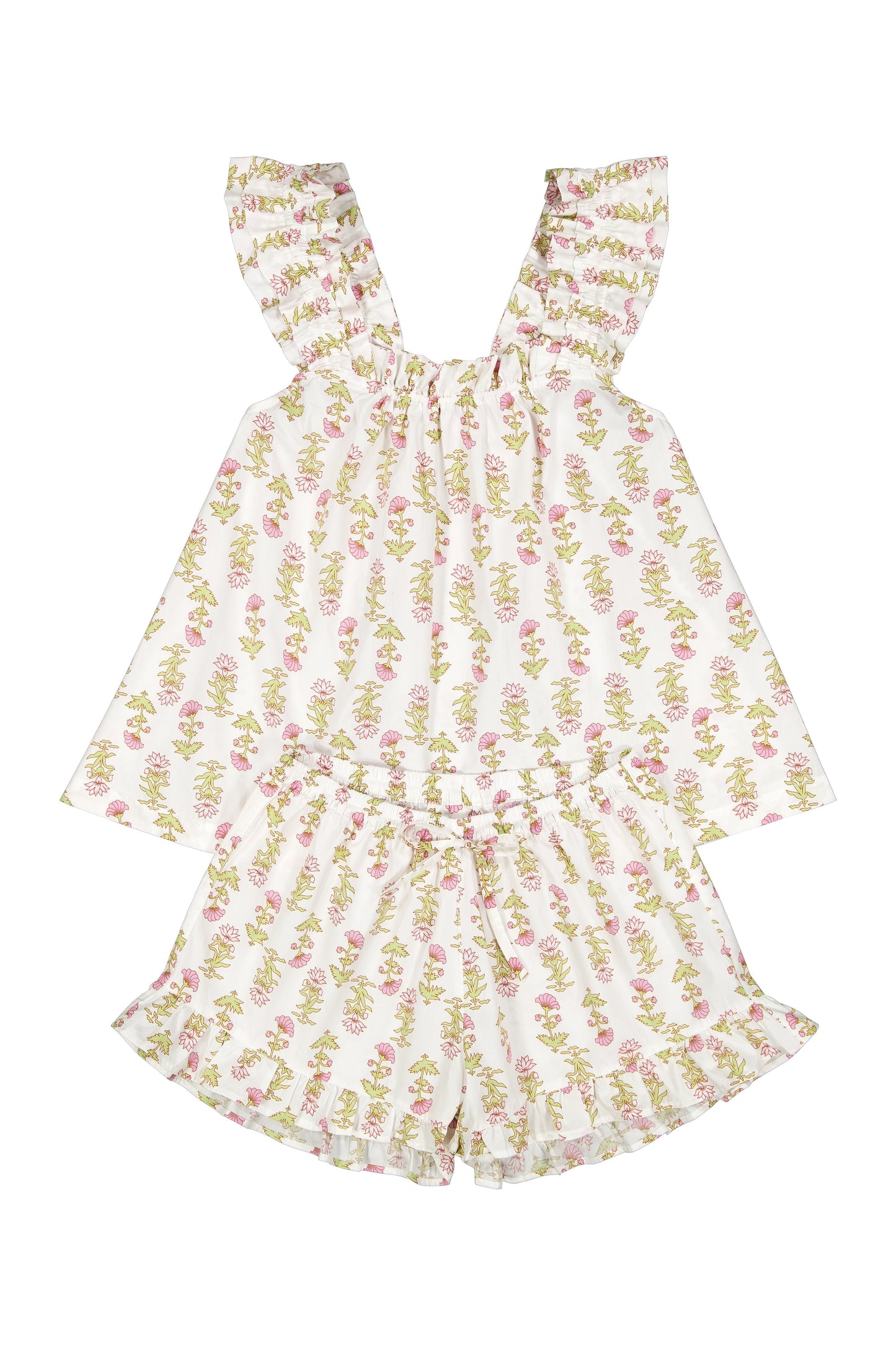 Nicolette Sleep Set - Cotton - Lotus Flower