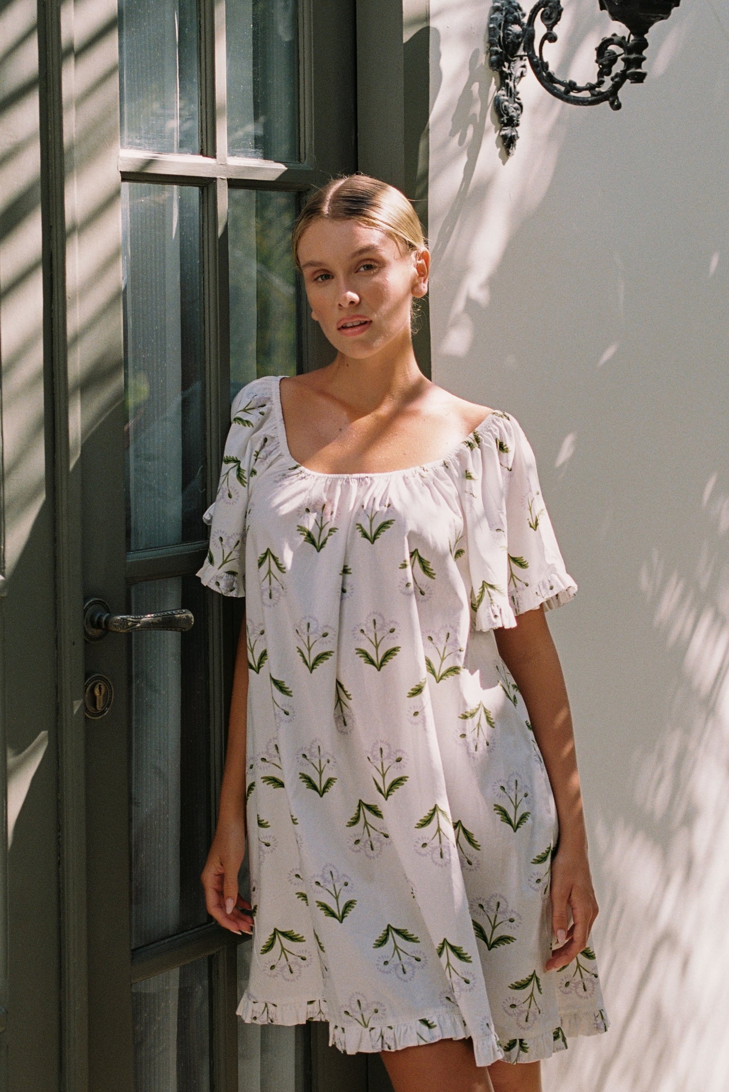 Betty Lounge Dress - Cotton Modal - Dandelion Lilac