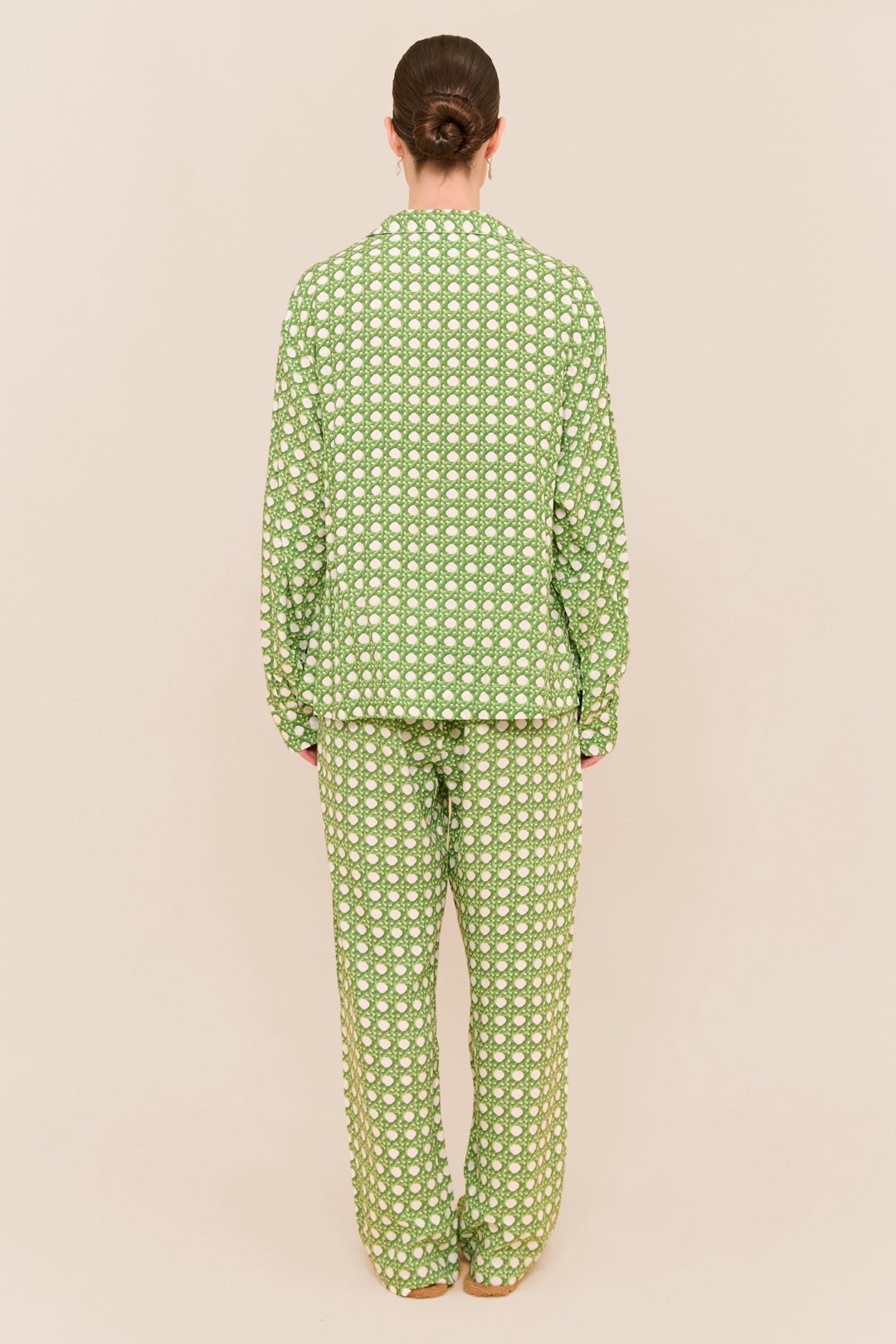 Lounge Set - Long - Rattan Green