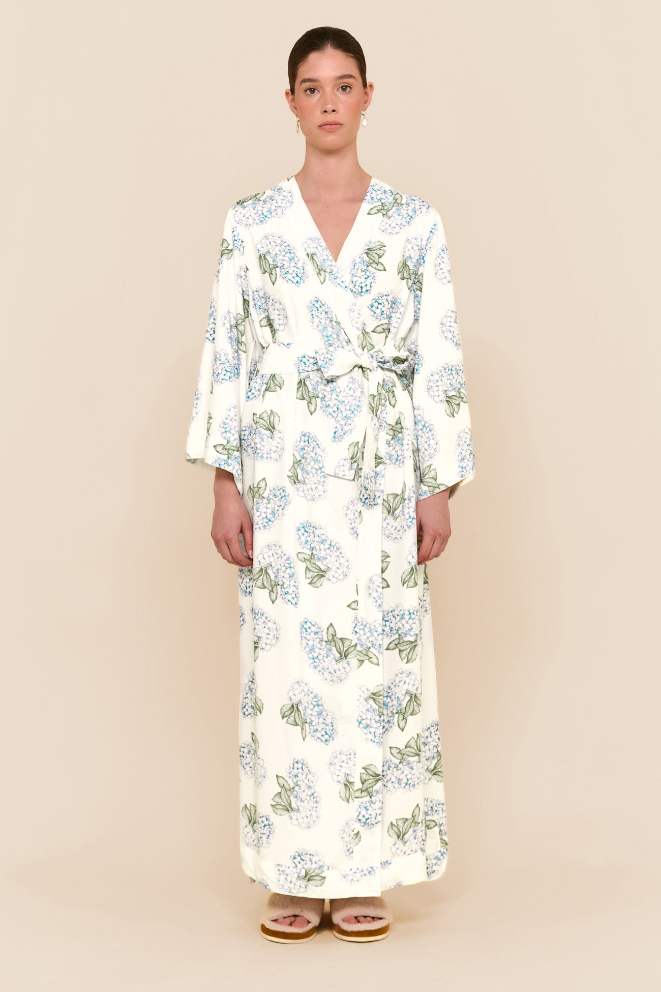 Alice Kimono Robe - Long - Hydrangea Blue, XS - Women's Pajama Sets, Sleepwear, Robes, Bridal Wedding Pjs & Bridesmaid Gifts Alice Kimono Robe - Long - Hydrangea Blue, XS - Women's Pajama Sets, Sleepwear, Robes, Bridal Wedding Pjs & Bridesmaid Gifts