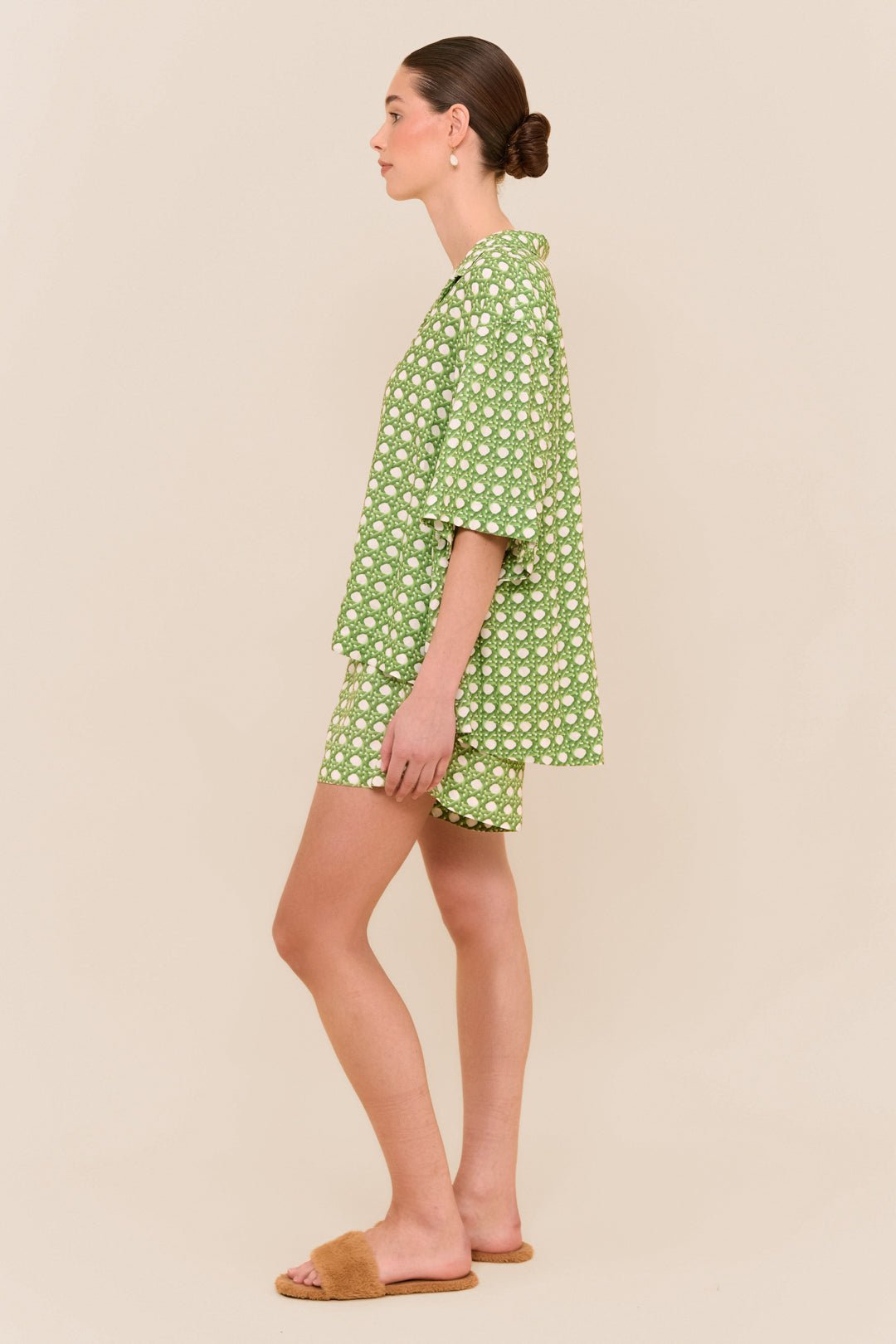 Lounge Set - Rattan Green