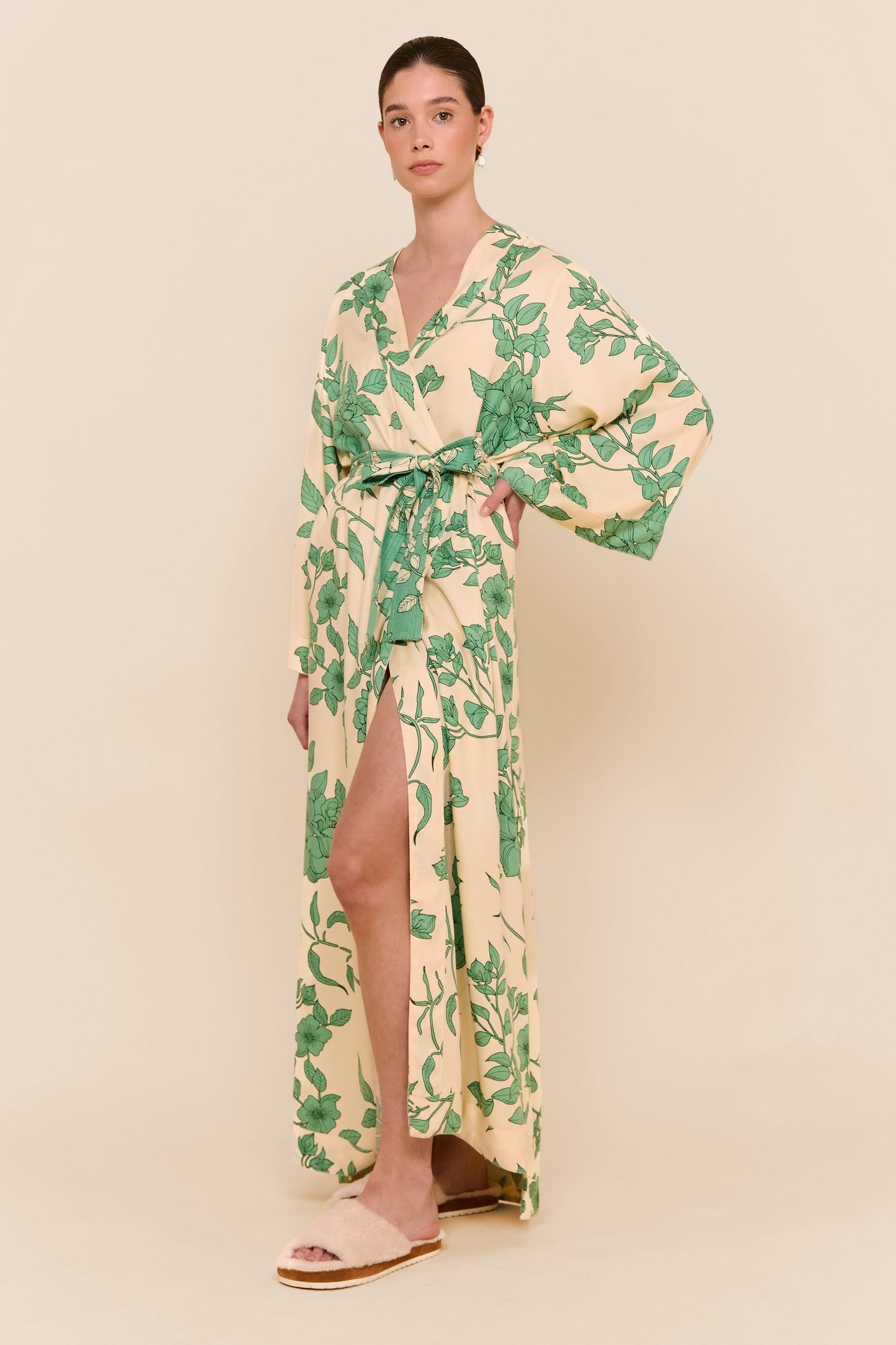 Alice Kimono Robe - Twill - Romantic Floral