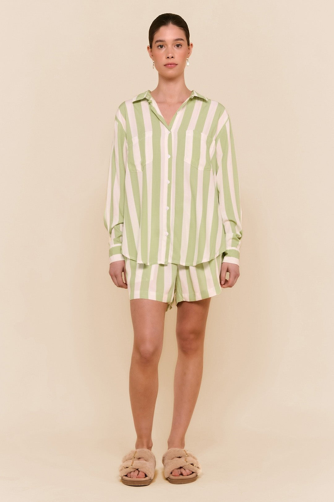 Marlon Sleep Set - Stripe - Margarita