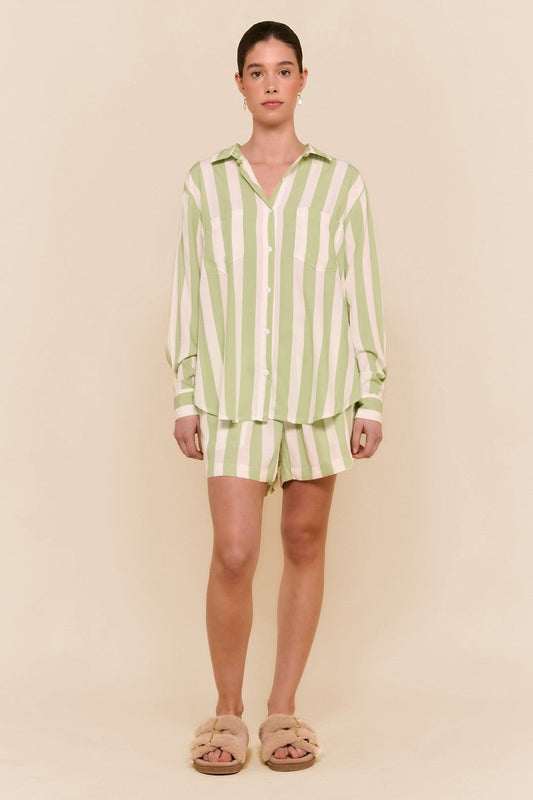 Marlon Sleep Set - Stripe - Margarita