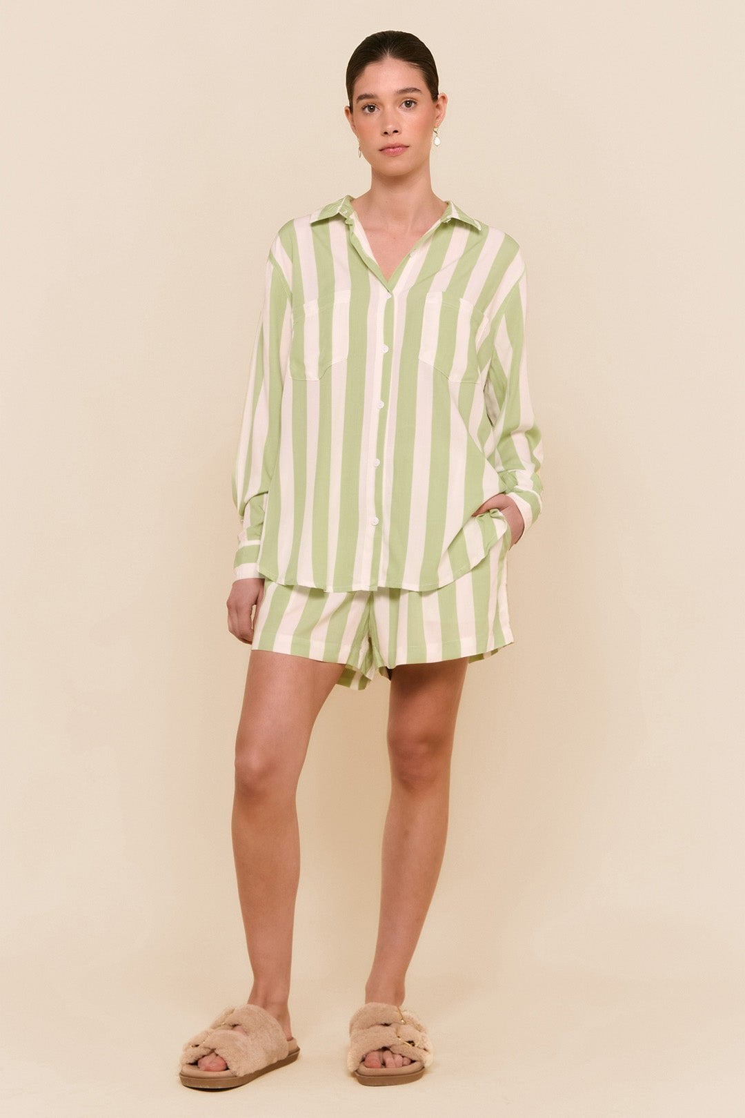 Marlon Sleep Set - Stripe - Margarita