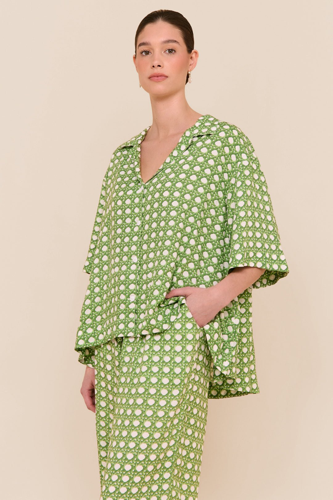 Lounge Set - Pants - Rattan Green