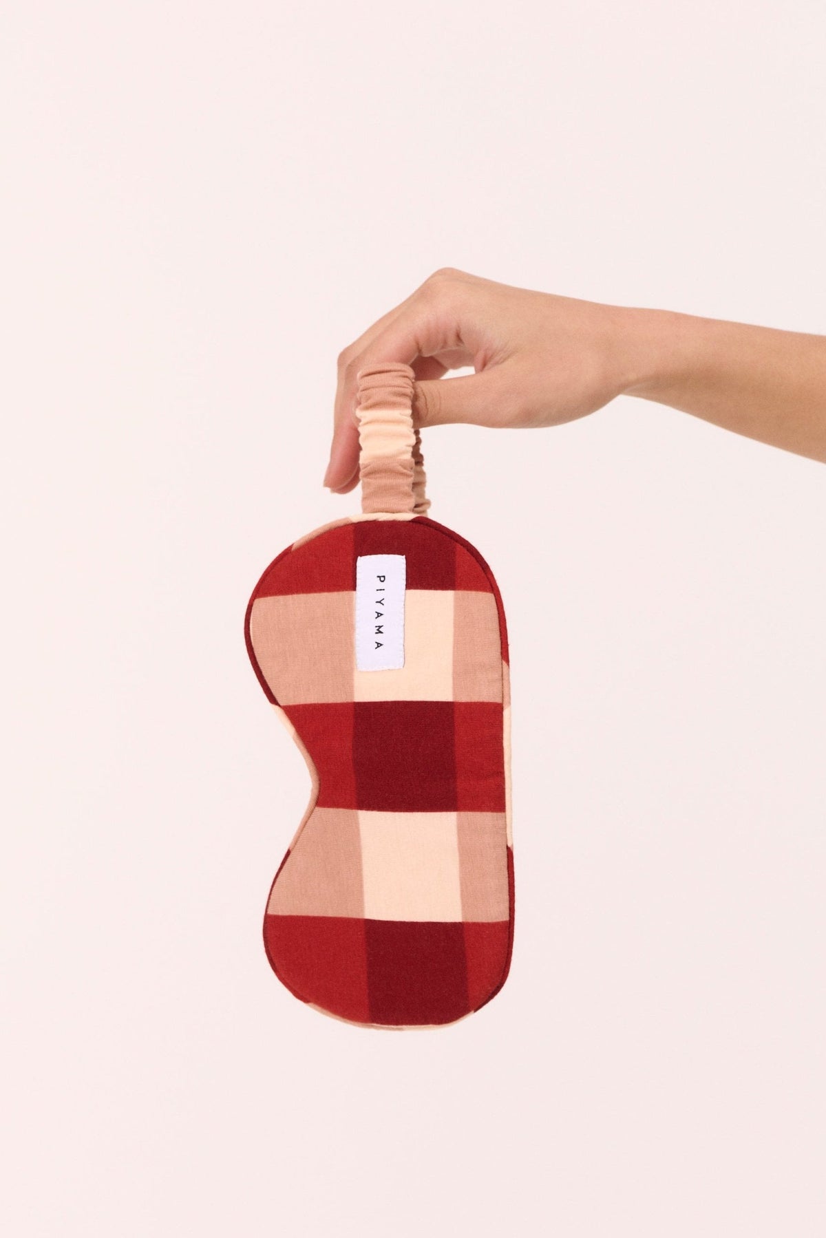 Eye Mask - Holiday Plaid