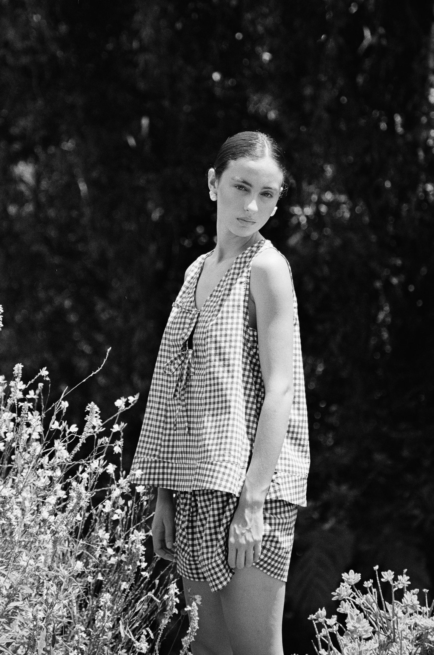 Andy Lounge Set - Gingham - Navy