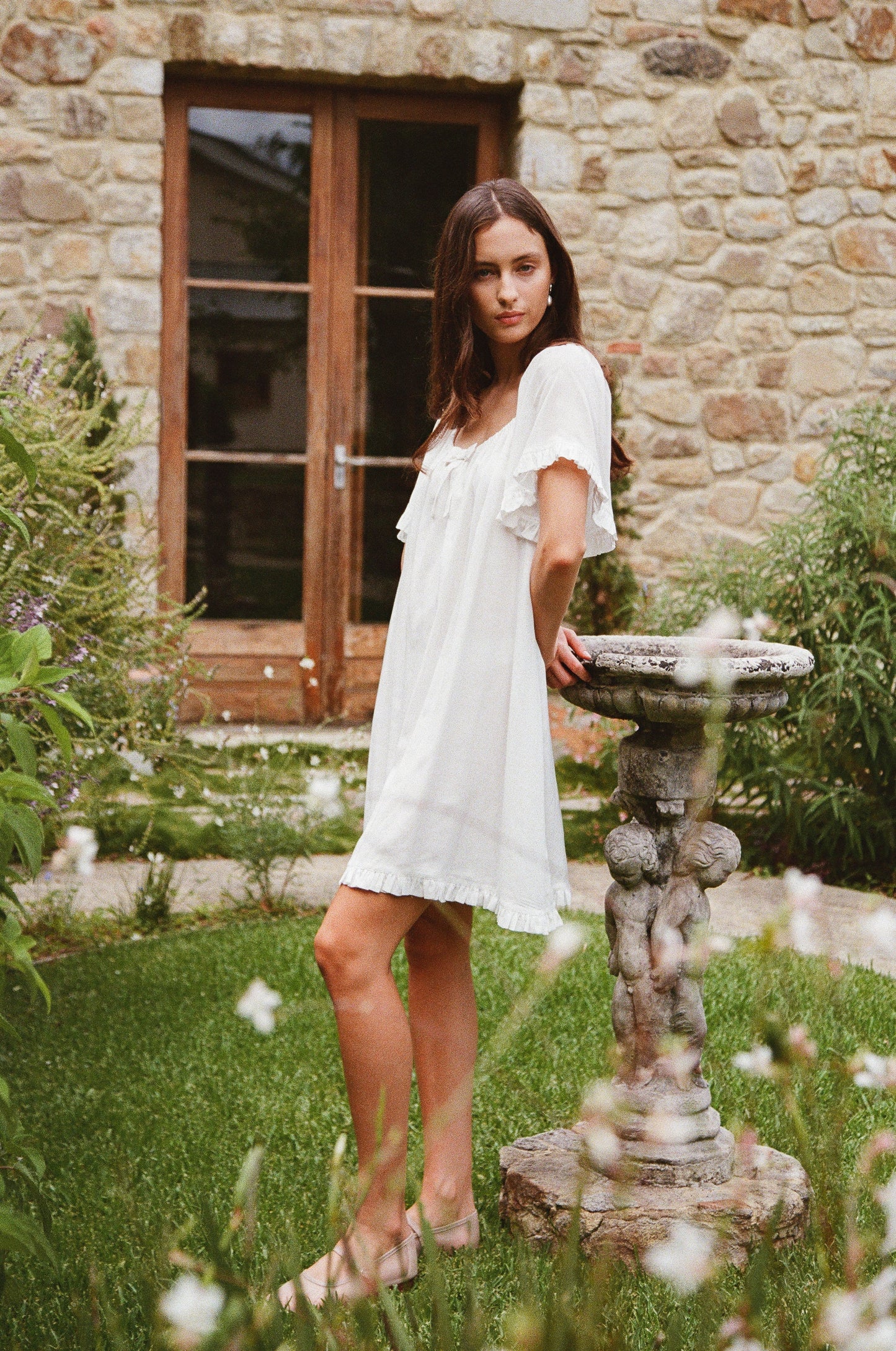 Piyama Betty Nightie - Lyocell Batiste - Off White — view 9
