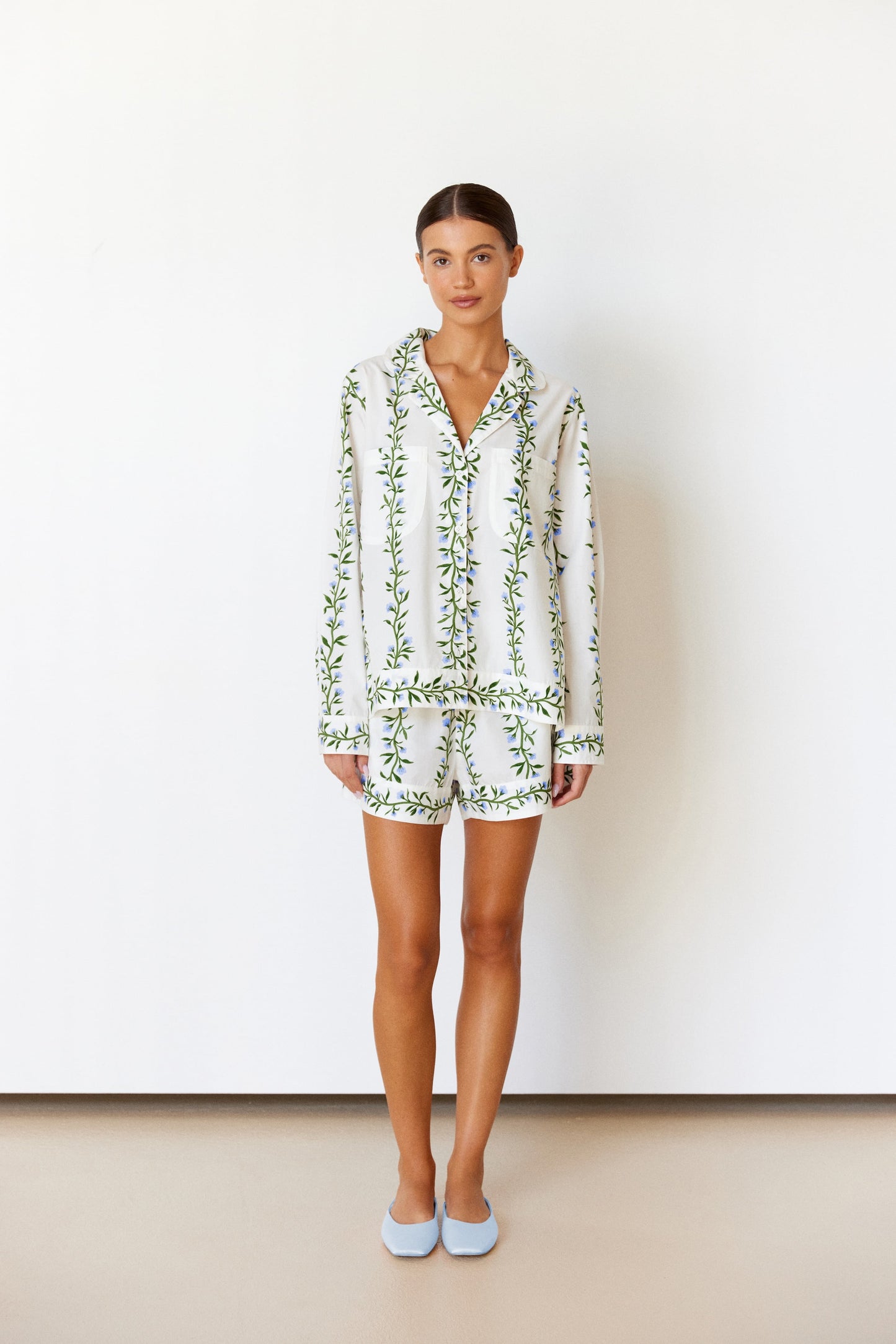Emily Sleep Set - Long Sleeve - Vine