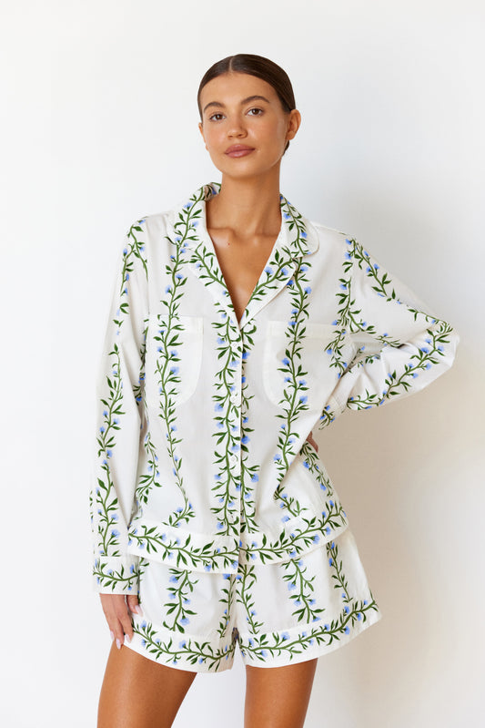 Emily Sleep Set - Long Sleeve - Vine