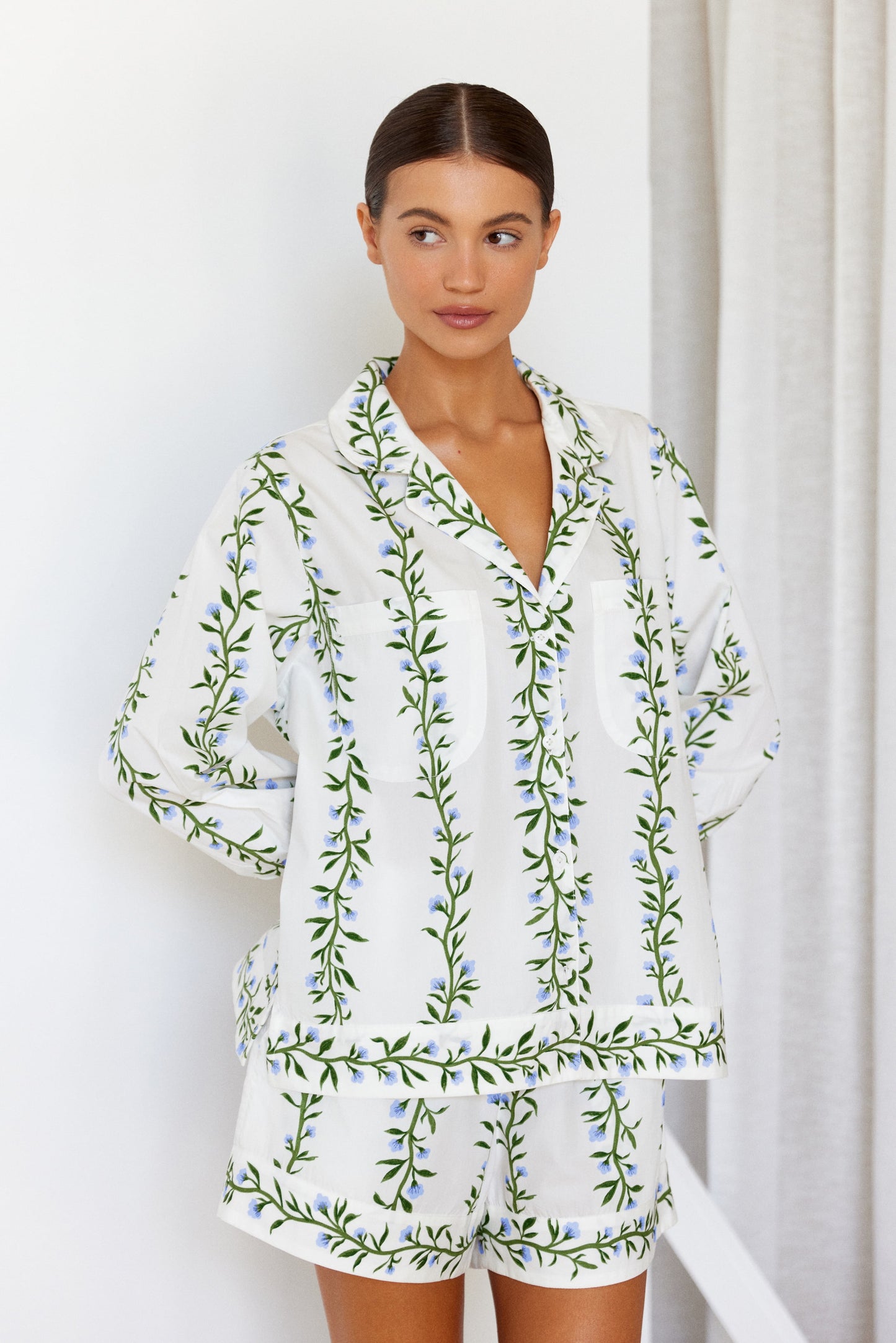 Emily Sleep Set - Long Sleeve - Vine