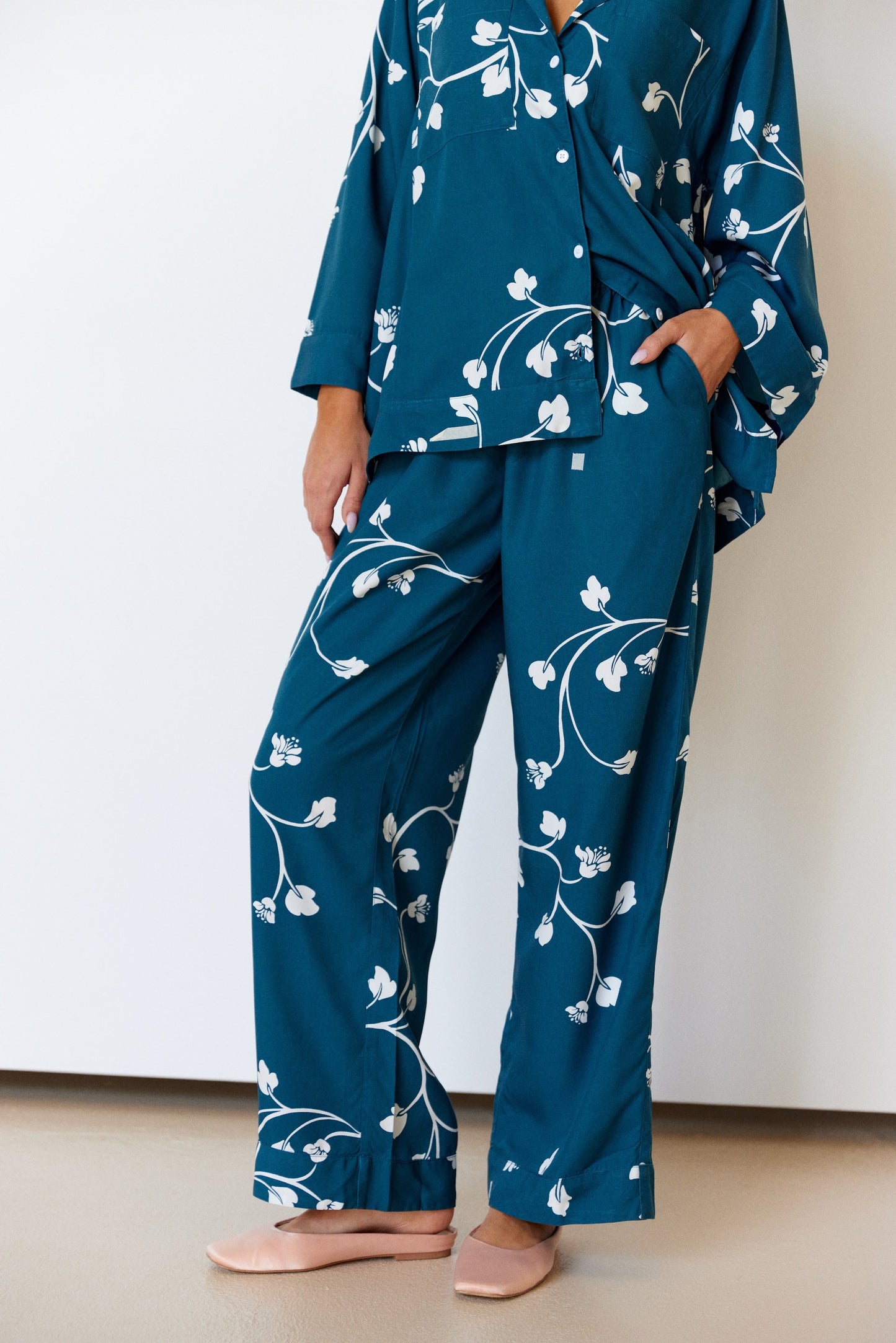 Peta Sleep Set - Long - ECOVERO™ - Sweet Pea