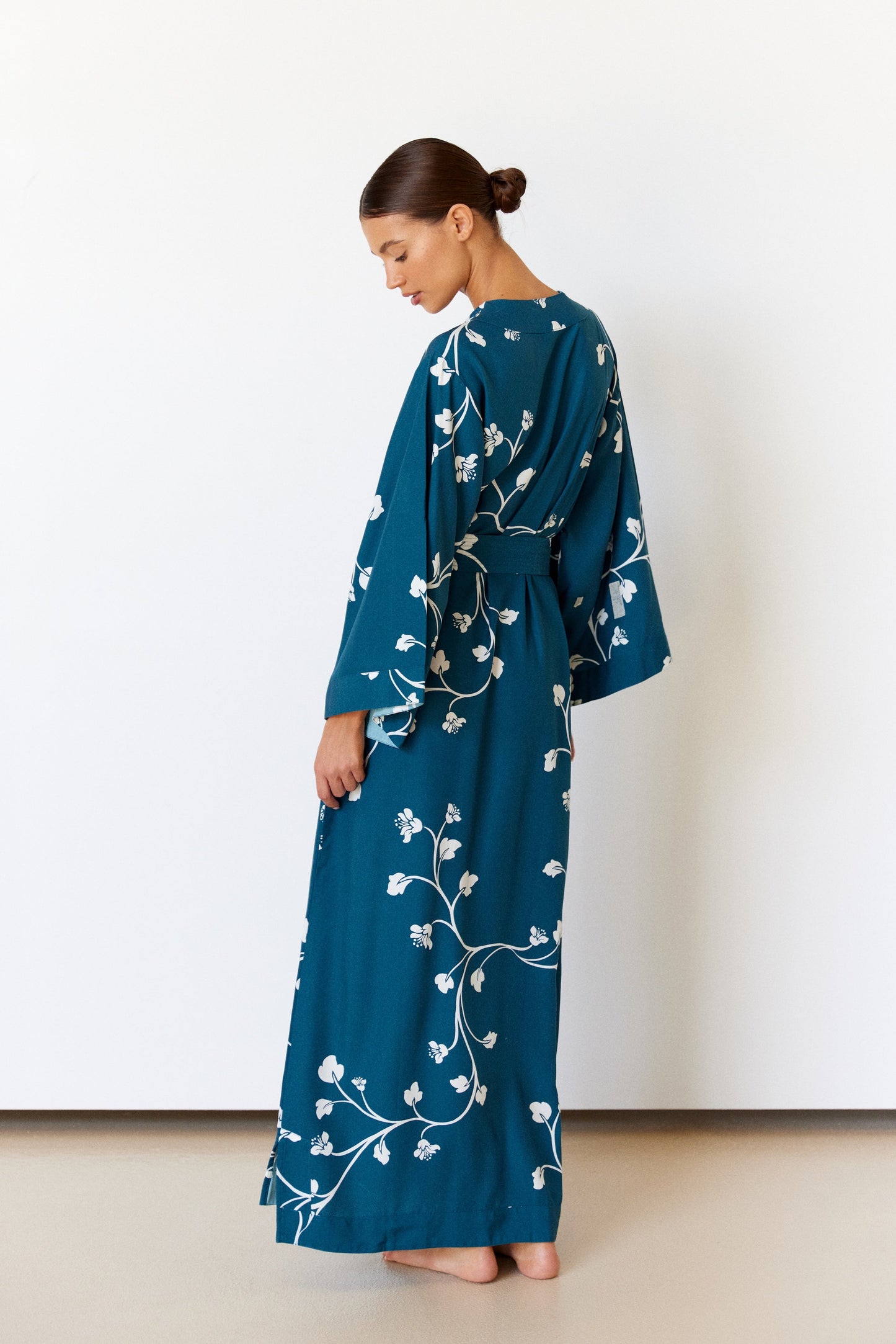 Alice Kimono Robe - Long - ECOVERO™ - Sweet Pea