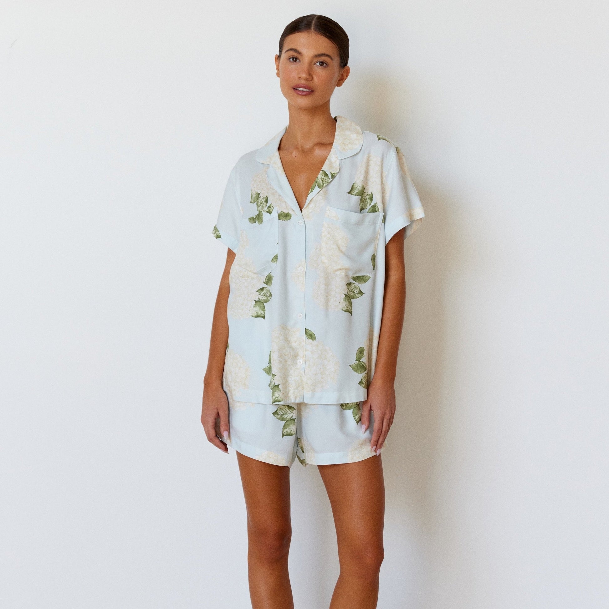 Piyama Abigail Sleep Set - ECOVERO™ - Heirloom Hydrangea — view 13