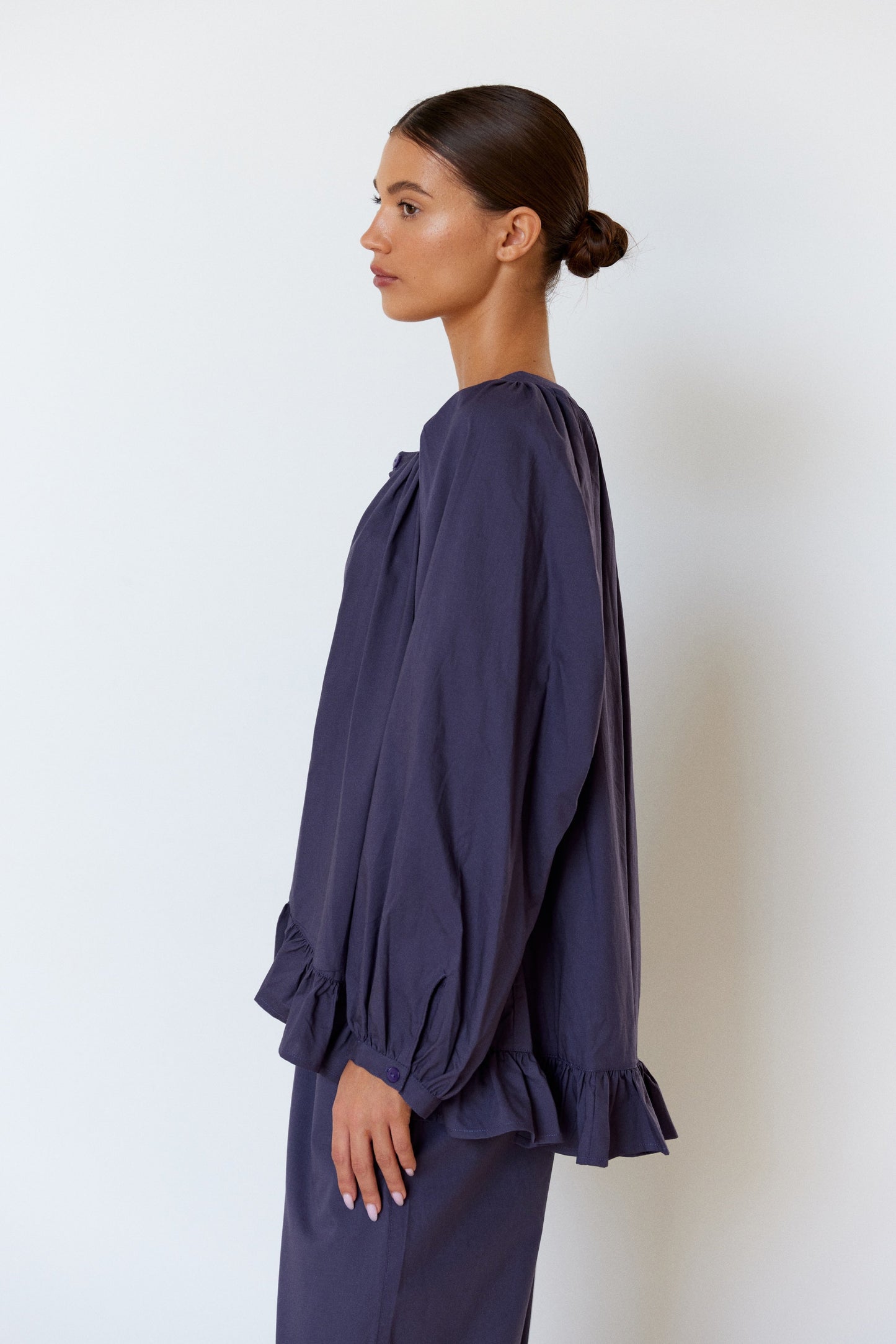 Sophie Sleep Set - Long - Cotton Modal - Midnight