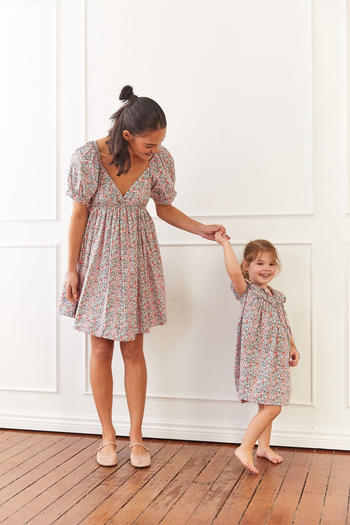 Girls Lounge Dress - Floret