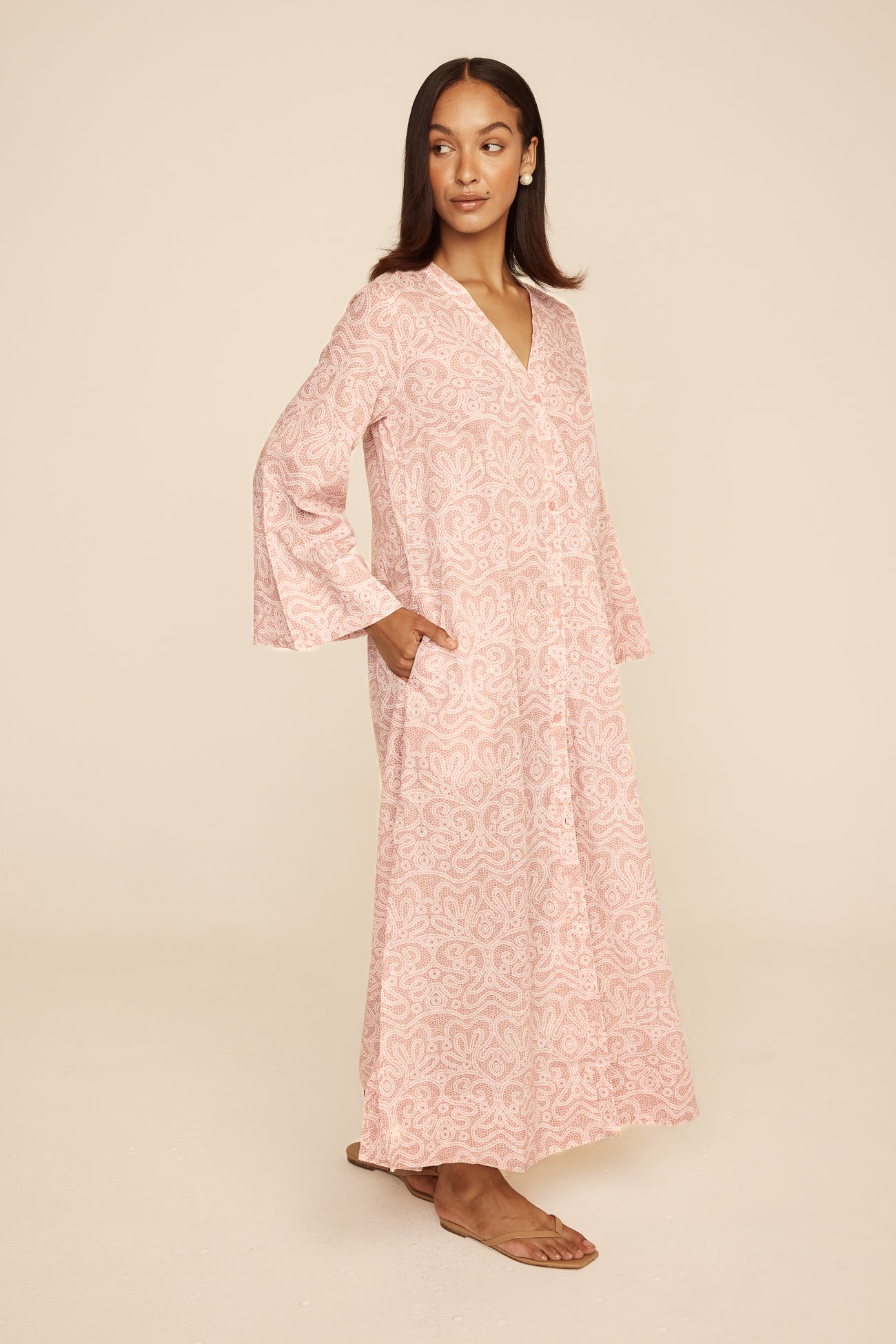 Vera Cover-Up - Cotton Voile - Lace