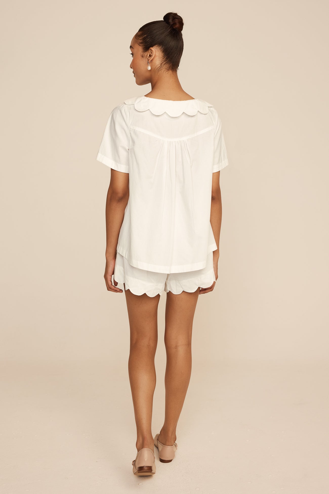 Penelope Sleep Set - Cotton Modal - Off White