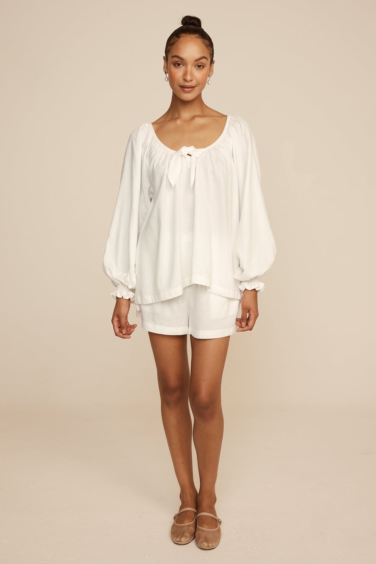 Heidi Lounge Set - Lyocell Linen - Coconut