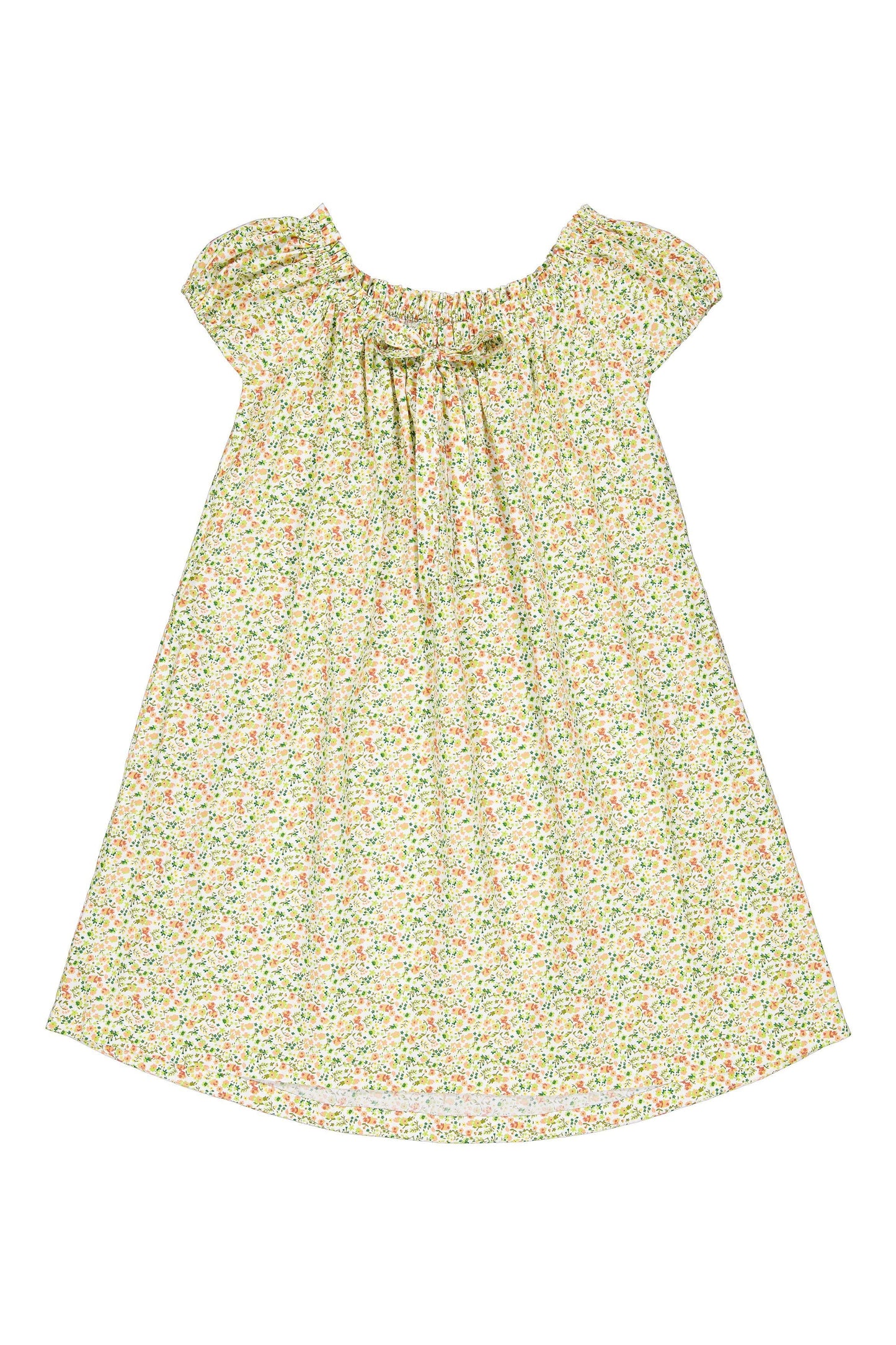 Lily Lounge Dress - Cotton - Floret Green