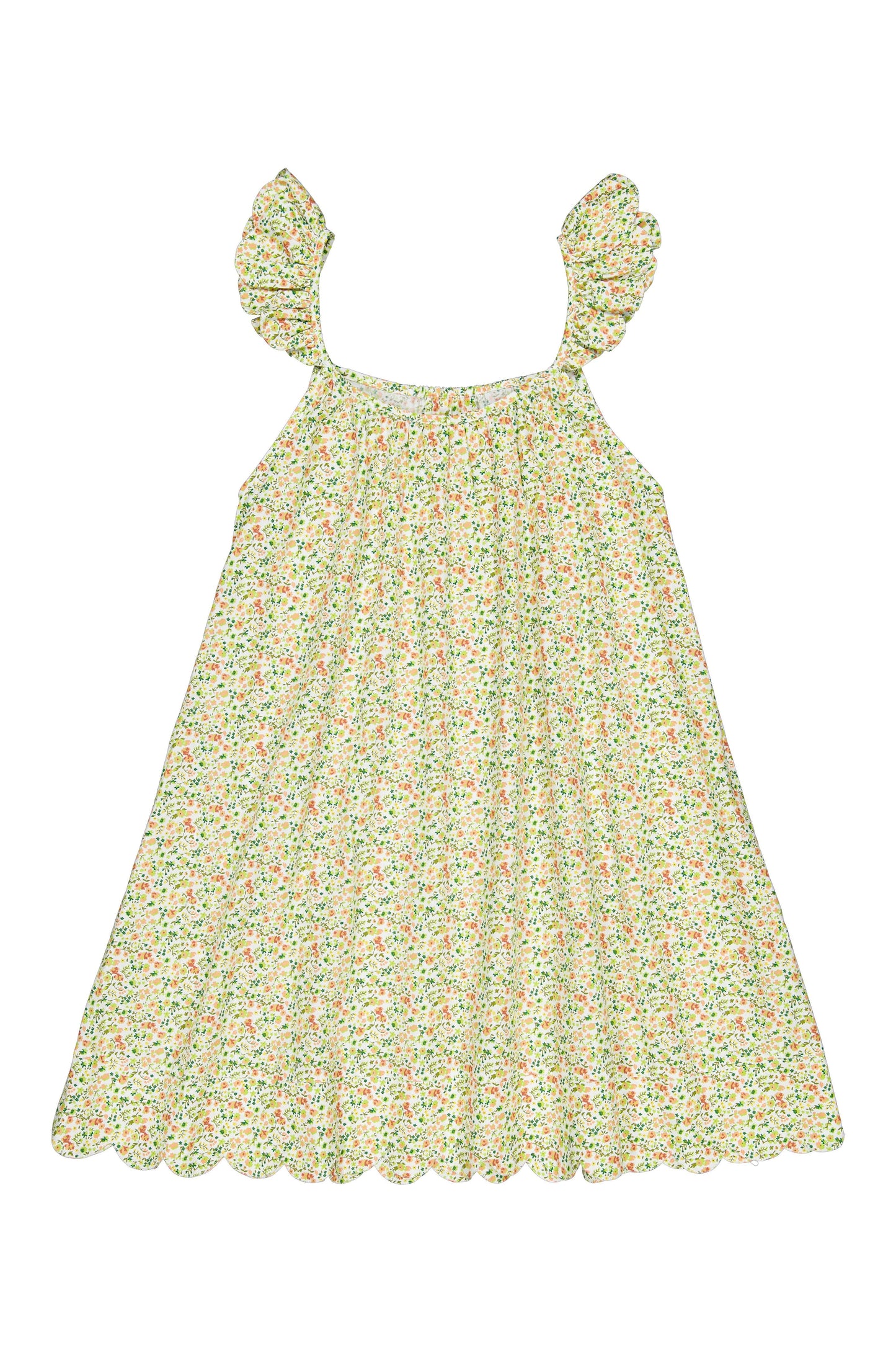 Indah Wing Nightie - Cotton - Floret Green