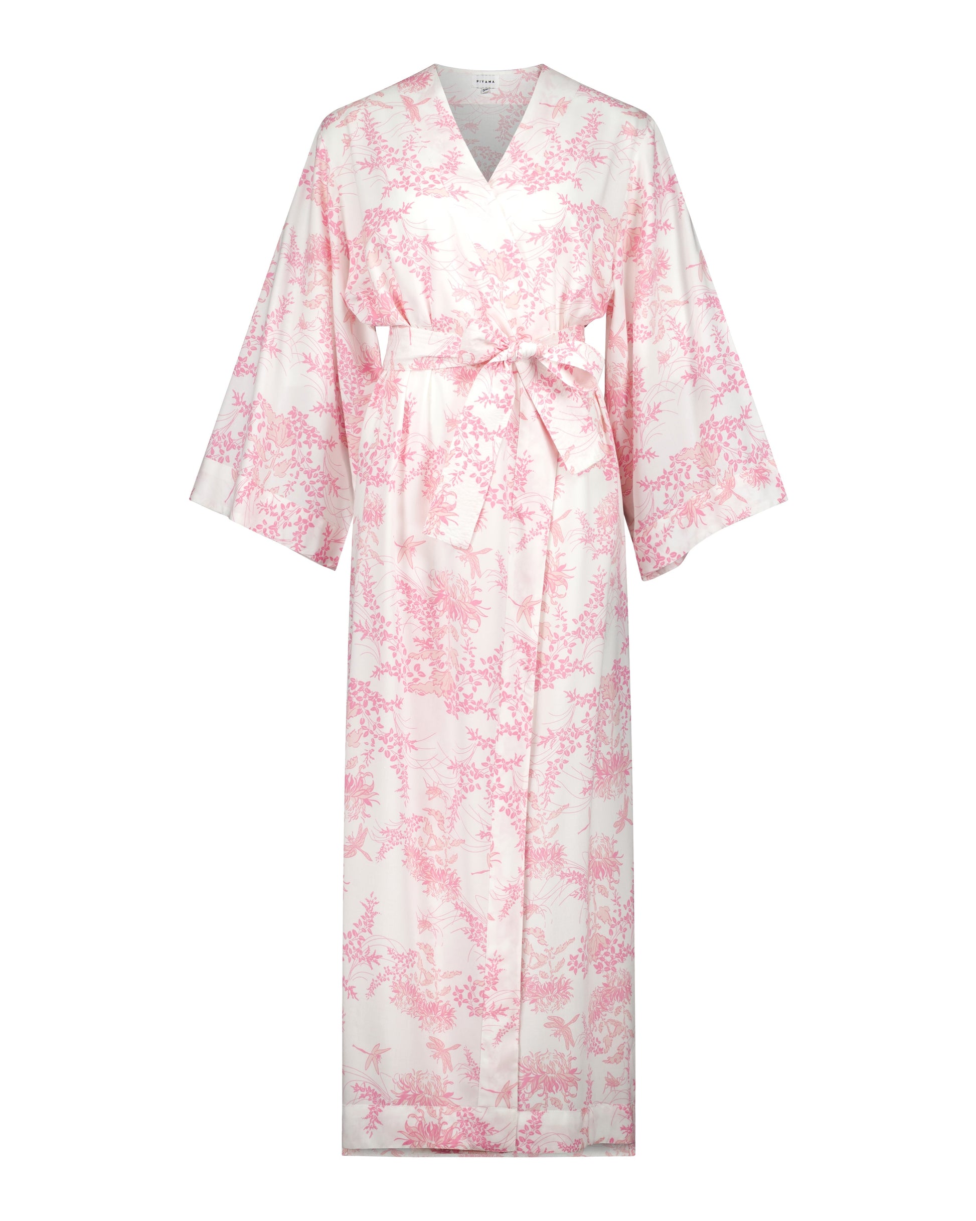 Piyama Alice Kimono Robe - Summer Toile - Pink — view 2