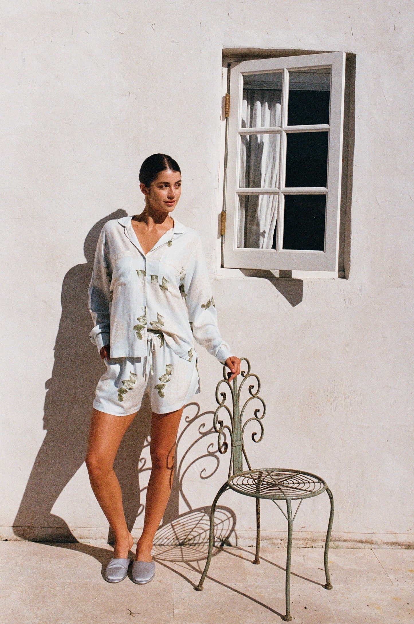 Abigail Sleep Set - Long Sleeve - Heirloom Hydrangea