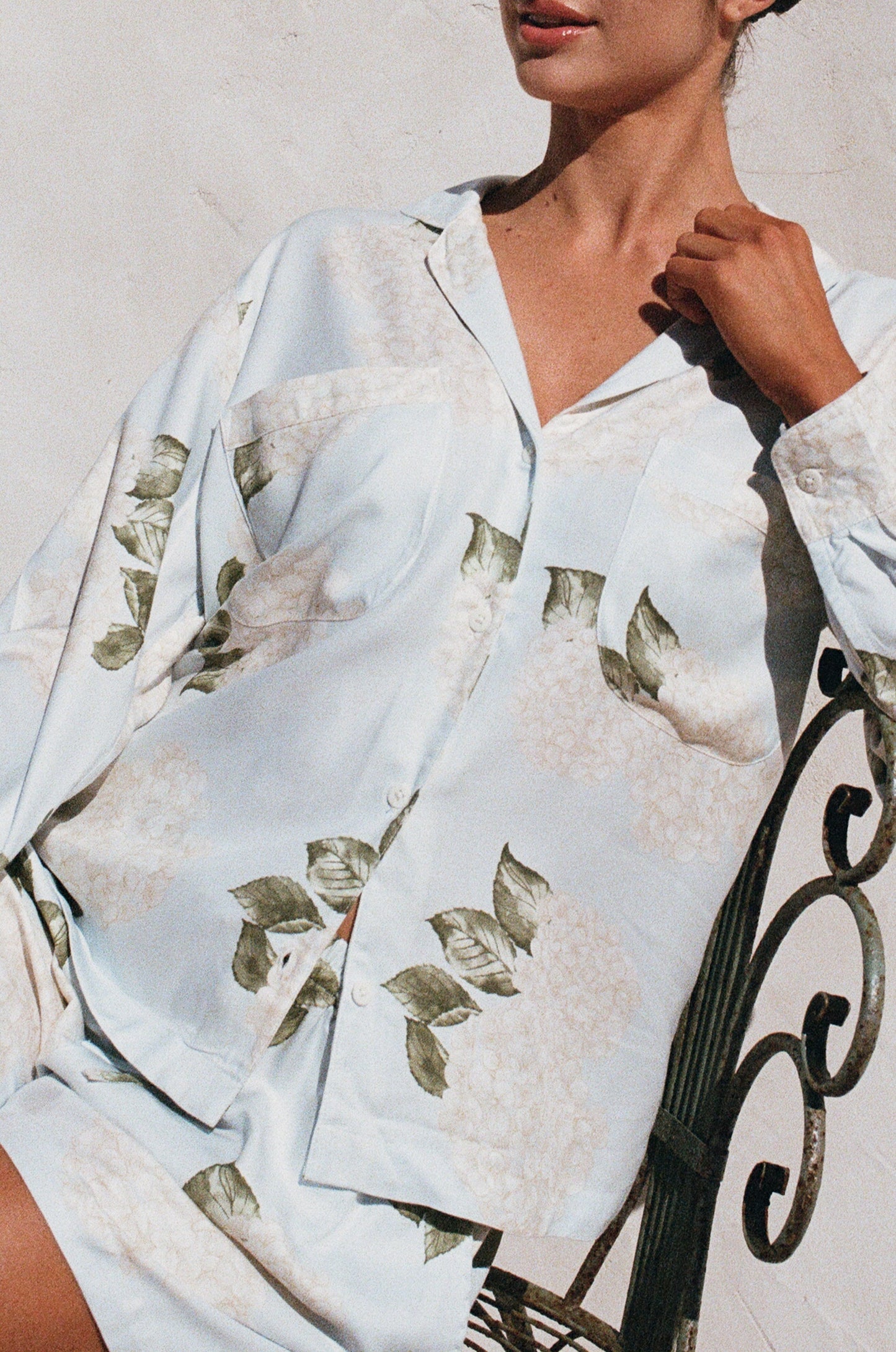 Abigail Sleep Set - Long Sleeve - Heirloom Hydrangea