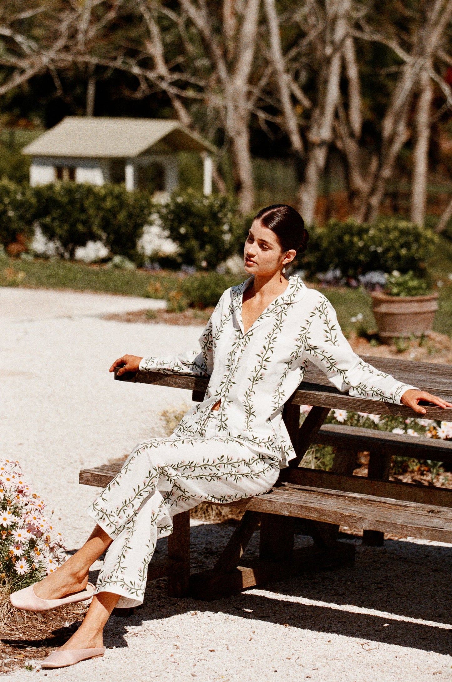 Emily Sleep Set - Long - Vine Pink