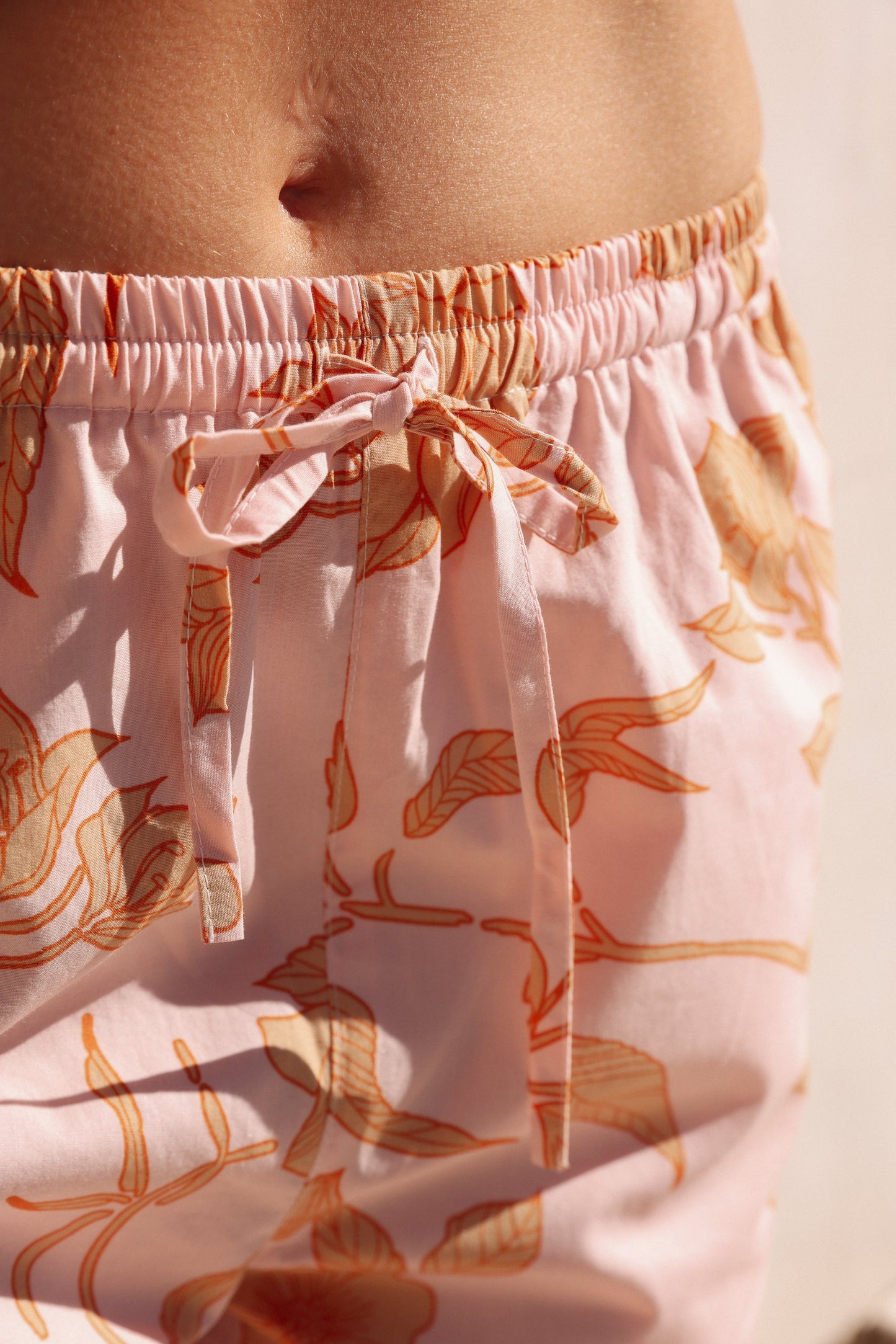 Sophie Sleep Set - Long - Cotton Modal - Romantic Floral Peach