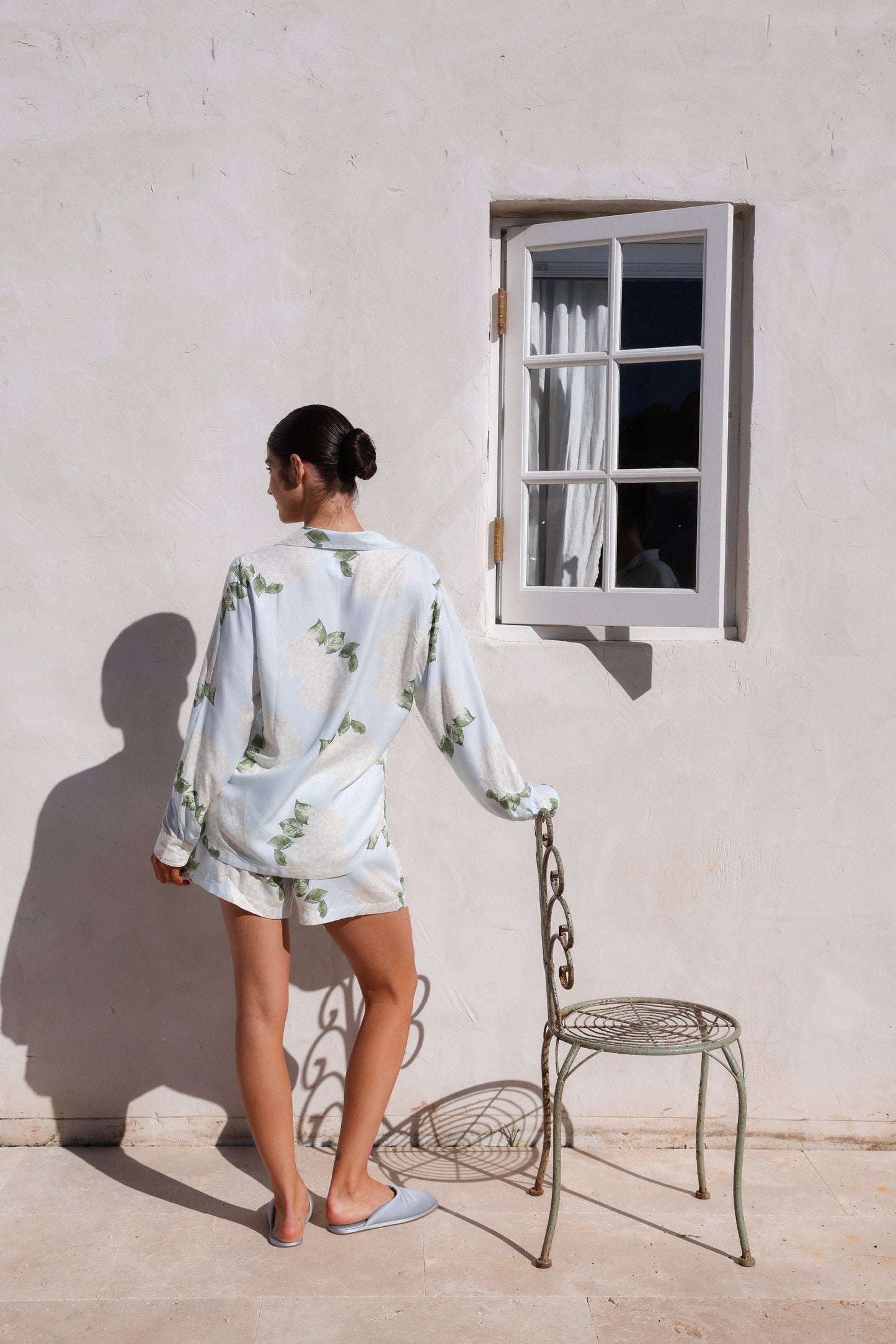 Abigail Sleep Set - Long Sleeve - Heirloom Hydrangea