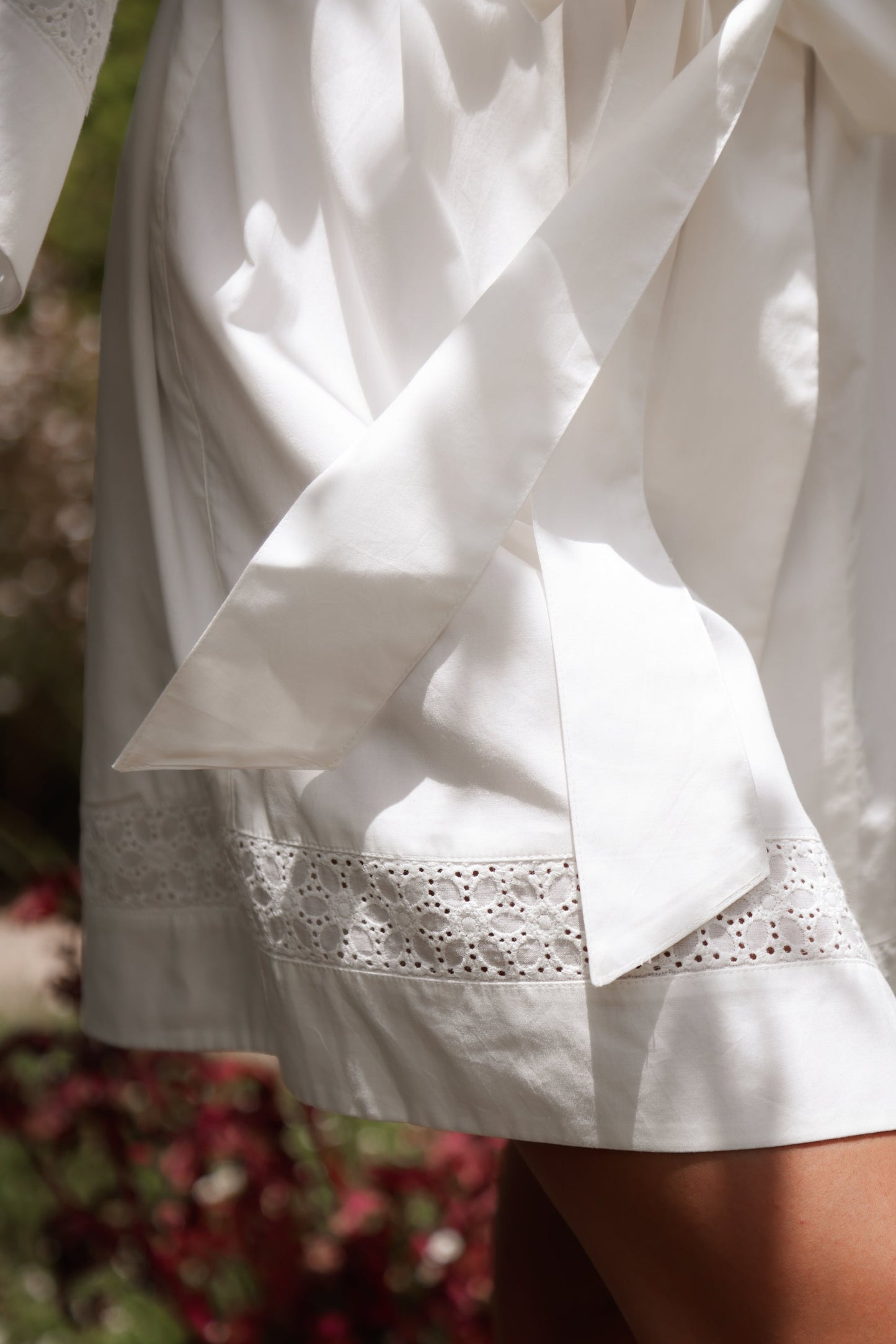 Giselle Bridal Robe - Cotton Modal Off White