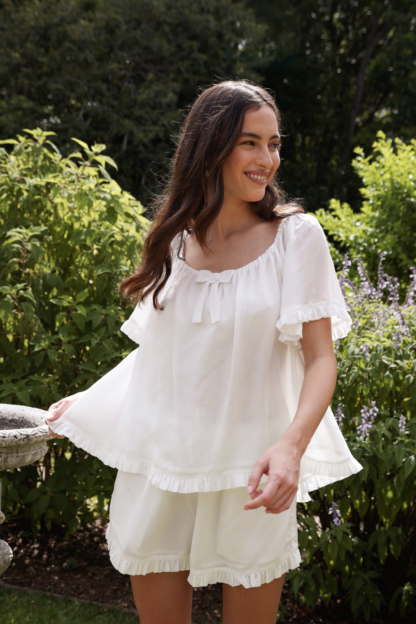 Betty Sleep Set - Lyocell Batiste - Off White