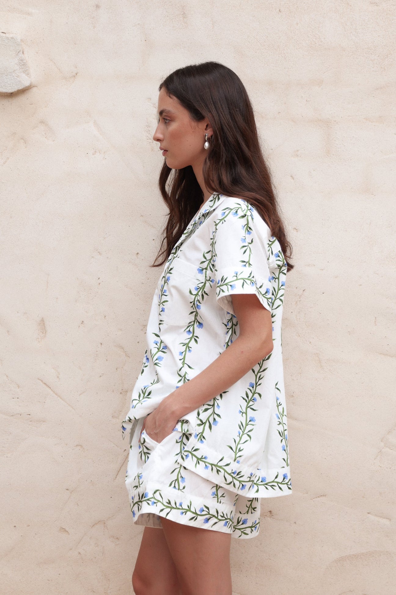 Hibiscus Supima Cotton Pyajama main image 0