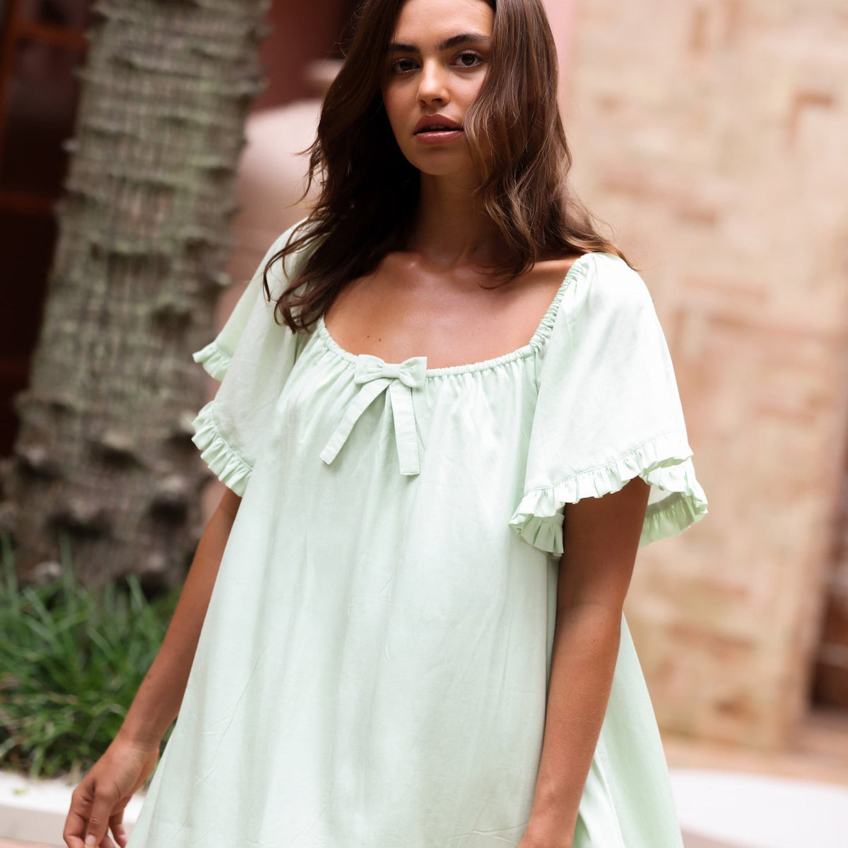 Piyama Betty Nightie - 100% Lyocell - Mint — view 11