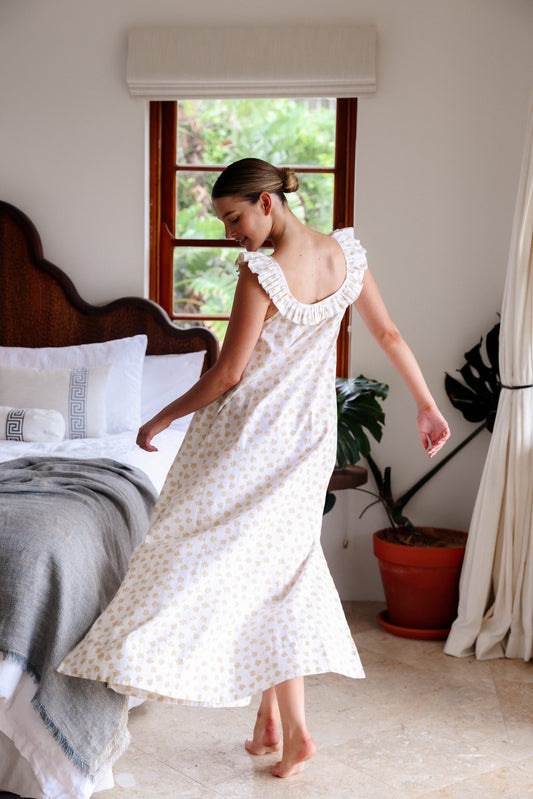 Margot Nightie - Cotton Modal - Meadow
