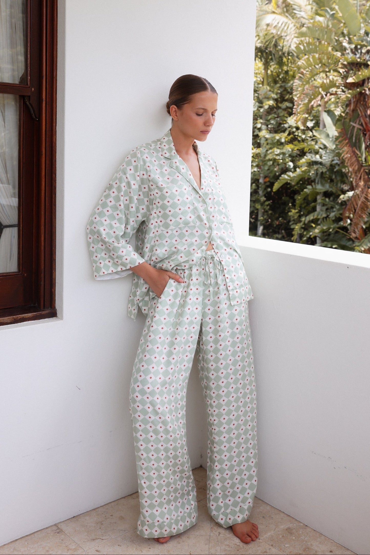 Peta Sleep Set - Long - ECOVERO™ - Diamond