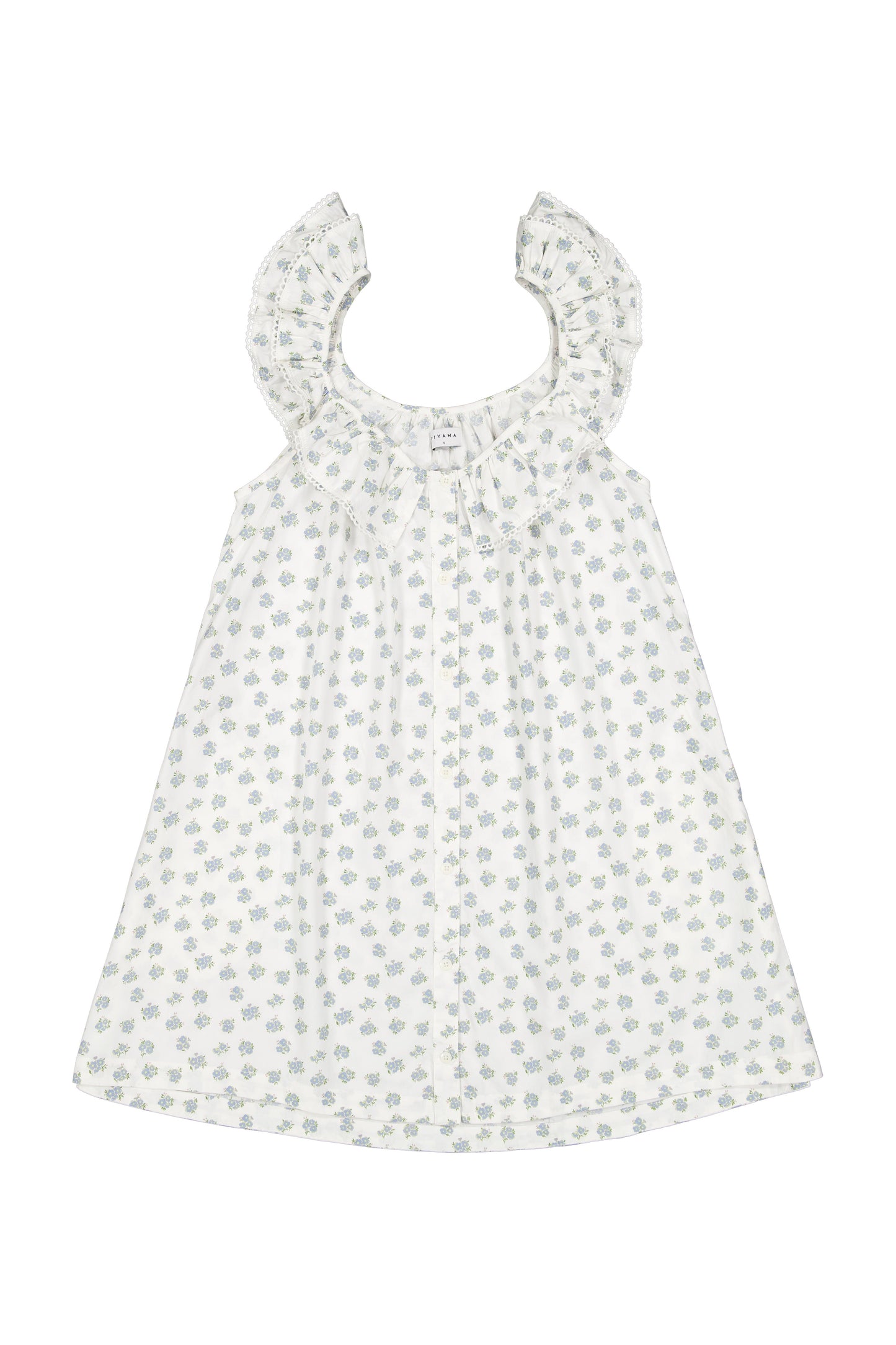 Romy Nightie - Cotton Modal - Meadow Blue