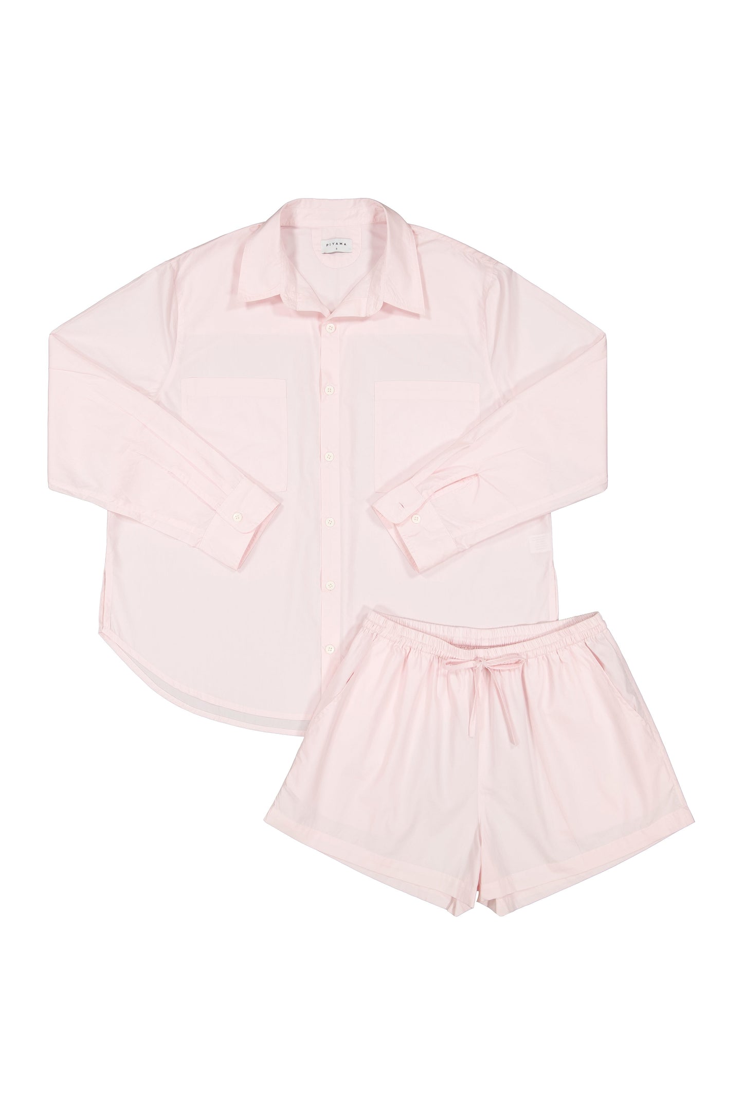 Stevie Lounge Set - Cotton - Ballet Pink