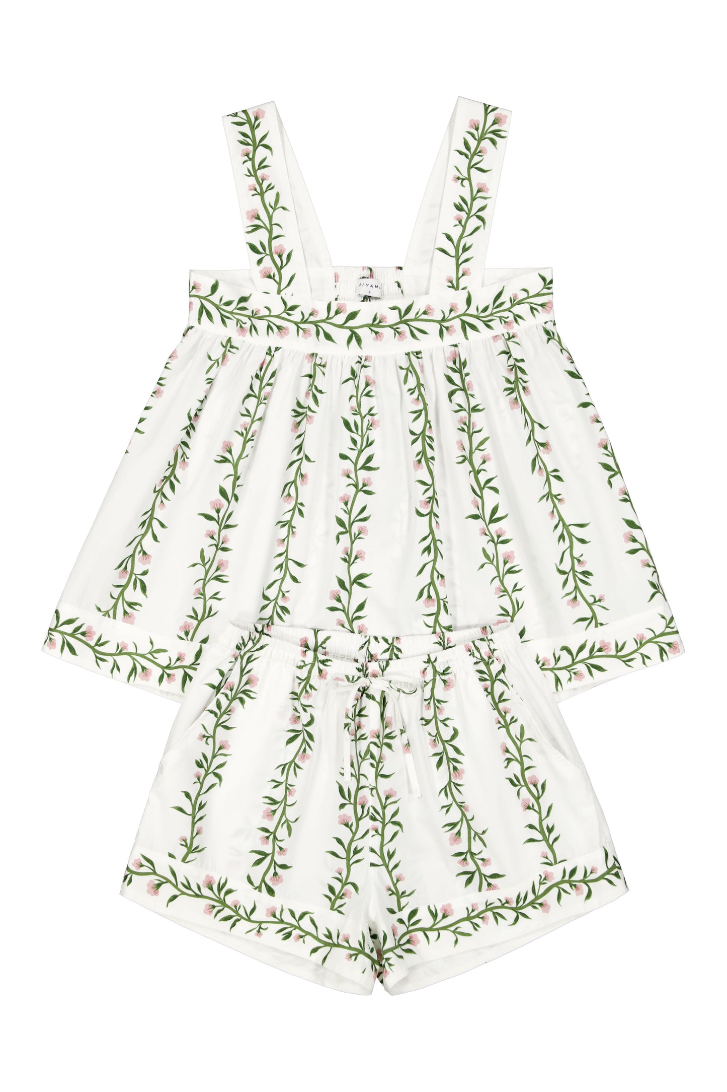 Suzette Sleep Set - Cotton - Vine Pink