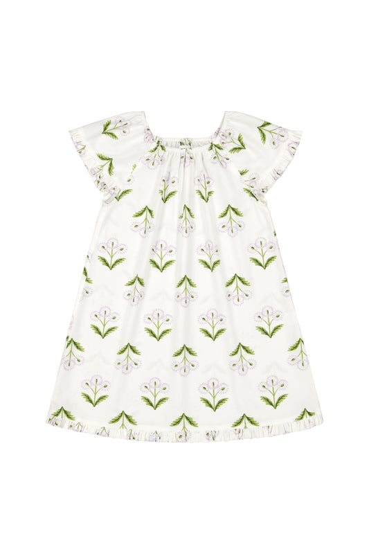 Girls Betty Lounge Dress - Dandelion Lilac