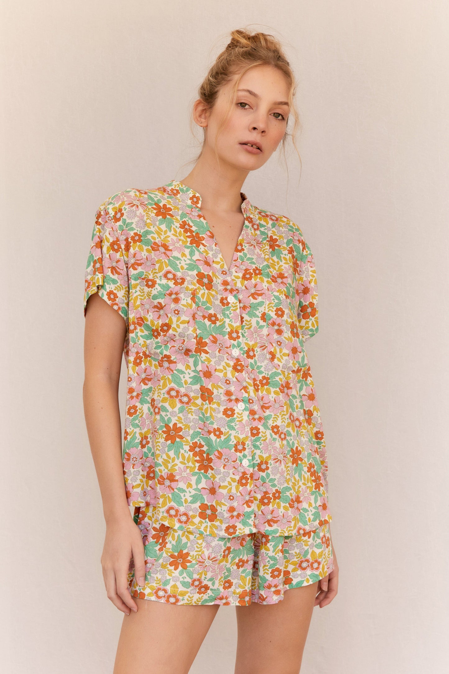 Maggie Pajama Set - Bloom
