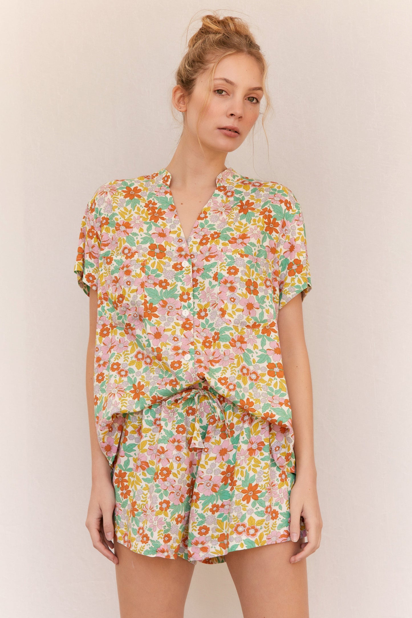 Maggie Pajama Set - Bloom